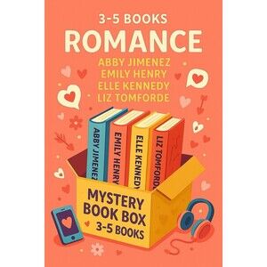 Romance Book Box Bundle! 5 Lbs Romance Books Surprise Lot Blind Date Box Mystery